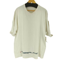 【中古】ティンバーランド Timberland MADE IN USA 裾ロゴTシャツ メンズ import：XL