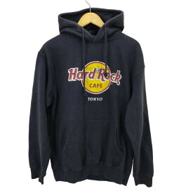 【中古】ハードロックカフェ Hard Rock Cafe ロゴプリントプルオーバーパーカー メンズ JPN：XL