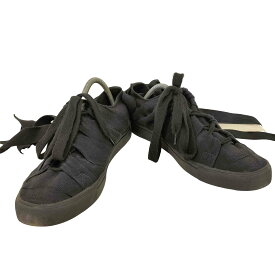 【中古】ヨウジヤマモトプールオム Yohji Yamamoto POUR HOMME 17SS バンテージ キャンバス ローカット スニーカー BANDAGE SNEAKER ARCHIVE メンズ JPN：5