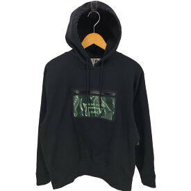 【中古】エックスガール X-girl PULLOVER HOODIE ジップ ポケット フーディー パーカー レディース 表記無