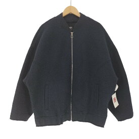 【中古】ザラ ZARA OVERSIZED BOUCLE BOMBER オーバーサイズ ジップアップ ボンバー ジャケット レディース M-L