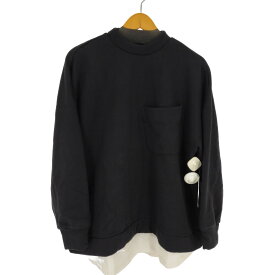 【中古】エンフォルド ENFOLD WIDE-ARM PULLOVER スウェットプルオーバー カットソー レディース 38