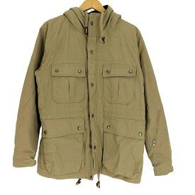 【中古】エンジニアードガーメンツ Engineered Garments 旧タグ USA製 裏地ツイードチェック ラグランスリーブ マルチポケットフィールド マウンテン パーカー ジャケット メンズ import：S