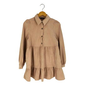 【中古】ザラ ZARA CORDUROY MINI DRESS レディース import：XS
