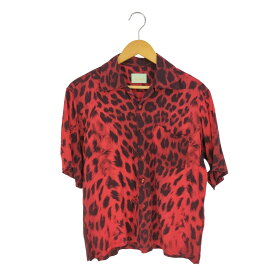 【中古】アリーズ ARIES Leopard Hawaiian Shirt レオパード ハワイアンシャツ メンズ import：S