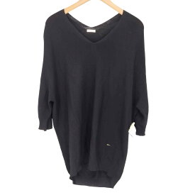 【中古】ドレステリア DRESSTERIOR Vネックコクーンホールガーメント(R)ニット レディース JPN：36