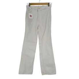 【中古】リーバイス Levis 80S 89年 1月製造 ボタン裏14 42TALON 白タグ ホワイトデニム レディース W29