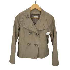 【中古】ハリス HARRISS クロップド ダブルジャケット レディース JPN：36