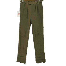 【中古】バリーブリッケン BARRY BRICKEN USA製 サイドアジャスター 2タック トラウザーズ チノ パンツ メンズ 29