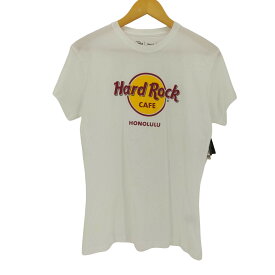 【中古】ハードロックカフェ Hard Rock Cafe HONOLULU ロゴプリント S/S Tシャツ メンズ JPN：L