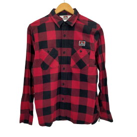 【中古】ベンデイビス BEN DAVIS Buffalo Check Work L/S Shirt メンズ import：M