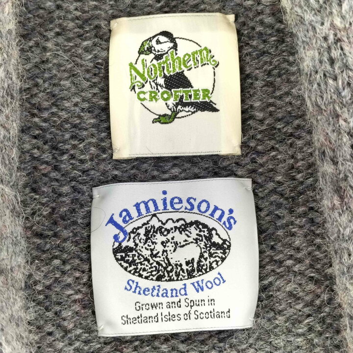 楽天市場】【中古】ジャミーソンズ jamiesons ネップ ショールカラー 