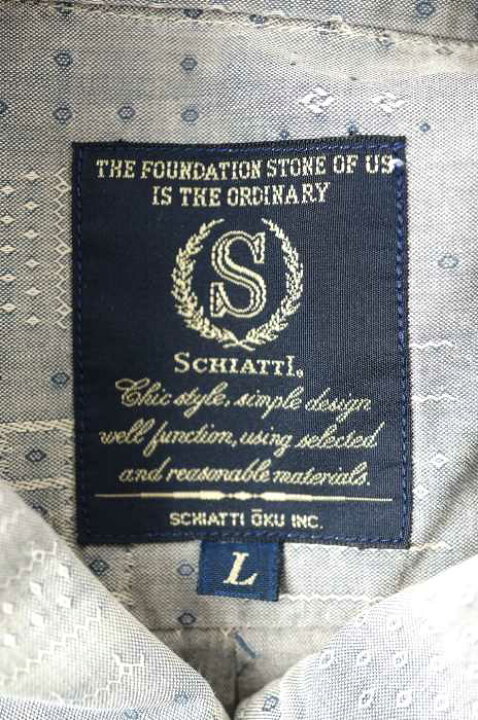 楽天市場】スキャッティ SCHIATTI シャツ メンズ - グレー系 import:L 総柄ボタンダウンシャツ【中古】【ブランド古着バズストア】【200919】 : BAZZSTORE ブランド古着バズストア 楽天市場】スキャッティ SCHIATTI シャツ メンズ - グレー系 import:L 総柄ボタンダウンシャツ【中古】【ブランド古着バズストア】【200919】 : BAZZSTORE ブランド古着バズストア
