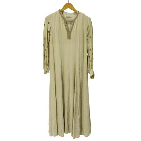 【中古】ヌキテパ NE QUITTEZ PAS Moss Rayon Zari Embroidery Panel Dress レディース JPN：M