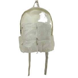 【中古】ユーズドフルギ USED古着 {{beta post}} Multi Pocket Suspension Backpack / white メンズ 表記無