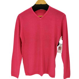 【中古】クルチアーニ Cruciani ウール ハイゲージ Vネックニット メンズ 46