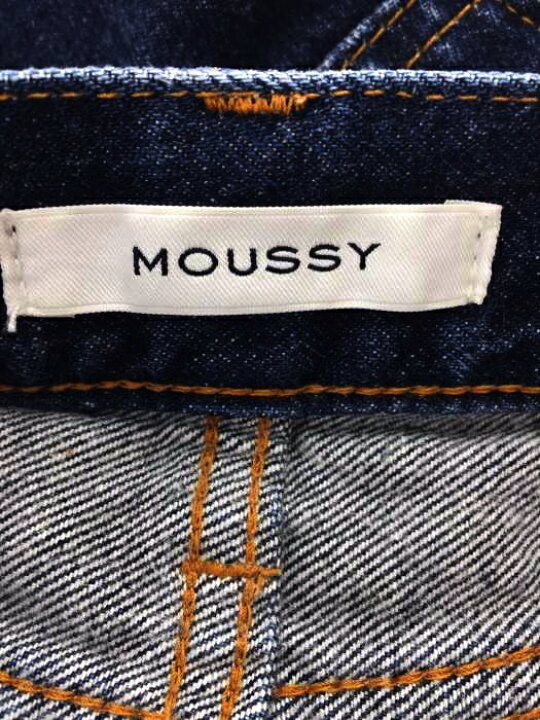 楽天市場 Moussy マウジー デニムパンツ レディース 青系 25inch オーバーウエストワイドストレートデニム 中古 ブランド古着バズストアbazzstore 1712 Bazzstore ブランド古着バズストア