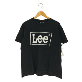 【中古】リー Lee USA製 TOTAL COTTON フロントロゴプリント クルーネックTシャツ メンズ import：M