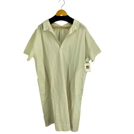 【中古】トゥージュー TOUJOURS オーバーサイズ クロップド スキッパー S/S シャツワンピース レディース FREE