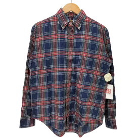 【中古】ブラウンバイツータックス BROWN by 2-tacs ボタンダウンチェックネルシャツ メンズ JPN：S
