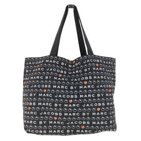 【中古】マークジェイコブス MARC JACOBS モノグラム アップル リンゴ柄 トートバッグ レディース 表記無