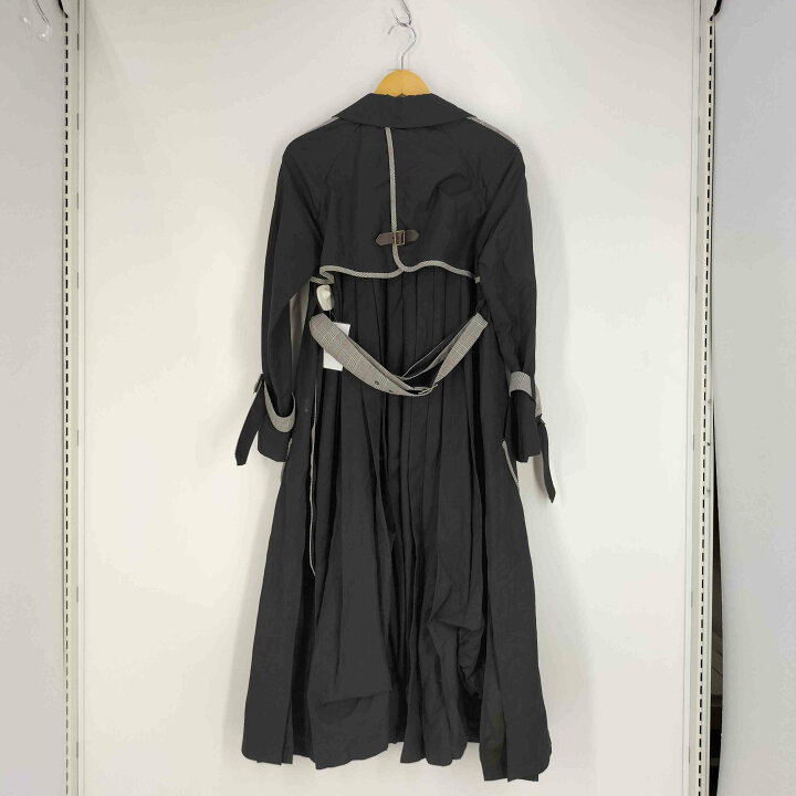 楽天市場】【中古】エクラン ECLIN バックプリーツ トレンチコート 