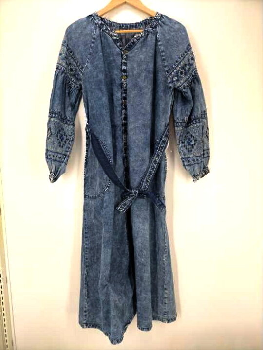 楽天市場 Titicaca チチカカ デニムワンピース レディース 青系 Free Free ナバホクロス刺繍ワンピース 中古 ブランド古着バズストアbazzstore Bazzstore ブランド古着バズストア