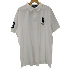 【中古】ポロバイラルフローレン Polo by RALPH LAUREN 90S ポニー刺繍 半袖ポロシャツ メンズ import：XXL