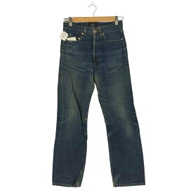 【中古】アーペーセー A.P.C. BOOTLEG ボタンフライ ストレート デニムパンツ レディース 28