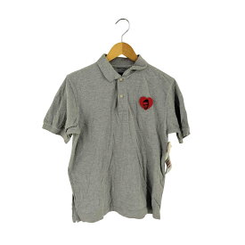 【中古】アップルバム APPLEBUM 鹿の子 ワッペン付き ポロシャツ メンズ JPN：M