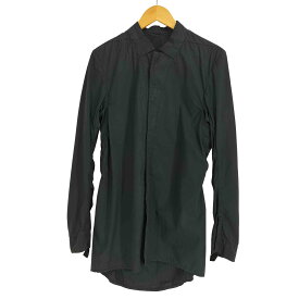 【中古】ボリスビジャンサベリ 11 by Boris Bidjan Saberi INDICASATIVA プリント 比翼 L/S シャツ メンズ 表記無