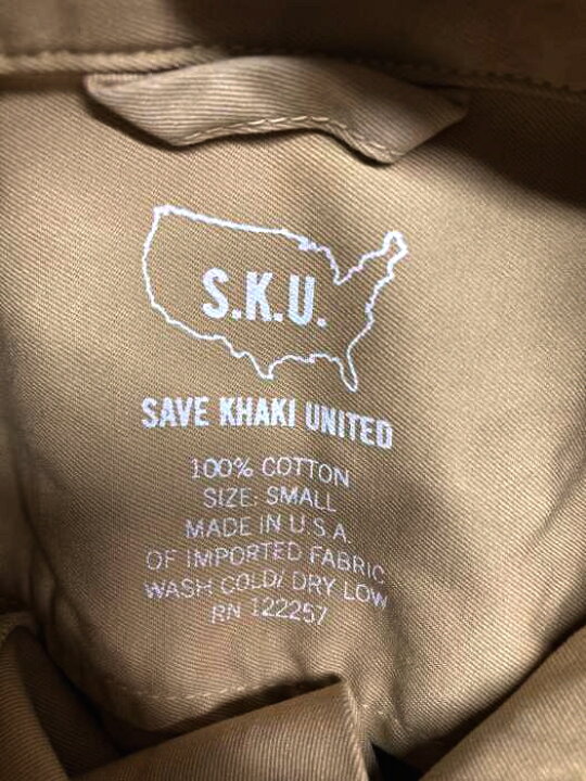 楽天市場】S.K.U. SAVE KHAKI UNITED(セーブカーキユナイテッド) USA製  
