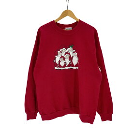 【中古】リー Lee 90s USA製 キャラクタープリントクルーネックスウェット メンズ JPN：XL