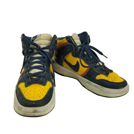 【中古】ナイキ NIKE Womens DUNK HIGH REBEL VARSITY MAIZE メンズ US10