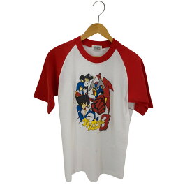 【中古】コスパ COSPA 90S 熱血大決戦 キャラクタープリント S/S Tシャツ シングルステッチ メンズ JPN：L