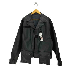 【中古】アヴァロン AVALONE RIDERS JACKET フェイクレザー ライダース ジャケット メンズ JPN：3