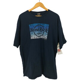 【中古】ハードロックカフェ Hard Rock Cafe CHICAGO 両面プリント S/S Tシャツ メンズ import：XL