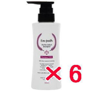 ���y���������z �R���{�v�� �^ Em-path Herba �V�����v�[ MW �|���v300ml�y6�zHerba Select Shampoo MW�@�y���d�オ��Ȃ̂ɂ����Ƃ�u�V�G���v
