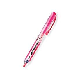 ☆ぺんてる Pentel／蛍光ペン　ノック式ハンディラインS 　ピンク　 ／SXNS15-P