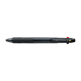 三菱鉛筆 MITSUBISHI ／ジェットストリーム 3色ボールペン　0.38mm　透明透明ブラック　SXE340038T.24