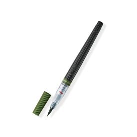 ☆ぺんてる Pentel ／カラー筆ペン　アートブラッシュ　オリーブグリーン　 XGFL-115