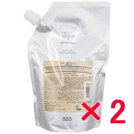 ☆【送料無料】 ナンバースリー 003 ／ イルガ 薬用シャンプー 500ml 詰替 【2個】 美容室専売品 医薬部外品