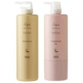 ☆【送料無料】 ナンバースリー 003 ／ イルガ 薬用シャンプー 660ml ＆ トリートメント M 620g セット 美容室専売品 医薬