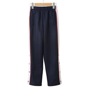 バスケットボールパンツ キッズ ジュニア バスパン バスケパンツ バスケットパンツ スナップボタン 長ズボン ロングパンツ ジャージ 下 男の子 女の子 130 140 150 160 黒/紺 130-160cm 8486640 【BB】