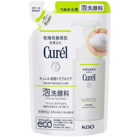 【医薬部外品】花王 Curelキュレル 皮脂トラブルケア 泡洗顔料つめかえ用 130mL薬用洗顔料