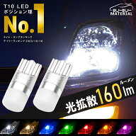 【所ジョージの世田谷ベース掲載】 T10 LED ポジション 車検対応 ホワイト 電球色 ポジションランプ ルー…