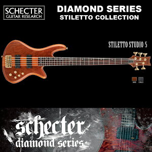 VFN^[ SCHECTER x[X / STILETTO STUDIO 5 | AD-SL-ST5 XeBbgX^WI5 5x[X J[Fnj[Te _ChV[Y E/p 