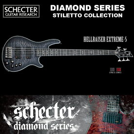 シェクター SCHECTER ベース / HELLRAISER EXTREME 5 | AD-HR-EX-BASS-5 ヘルレイザーエクストリーム ブラック(黒) ダイヤモンドシリーズ 2016年モデル 送料無料
