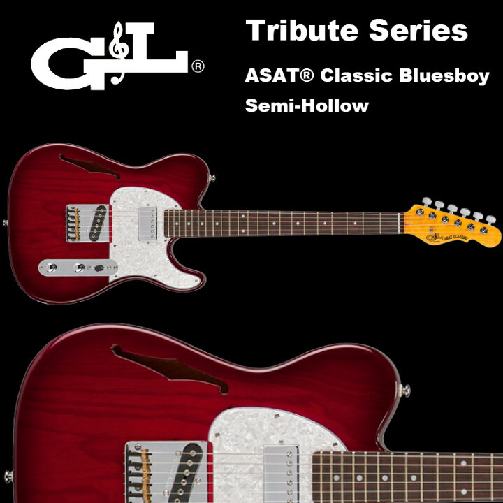 楽天市場】G&L Tribute Series / ASAT Classic Bluesboy Semi-Hollw  