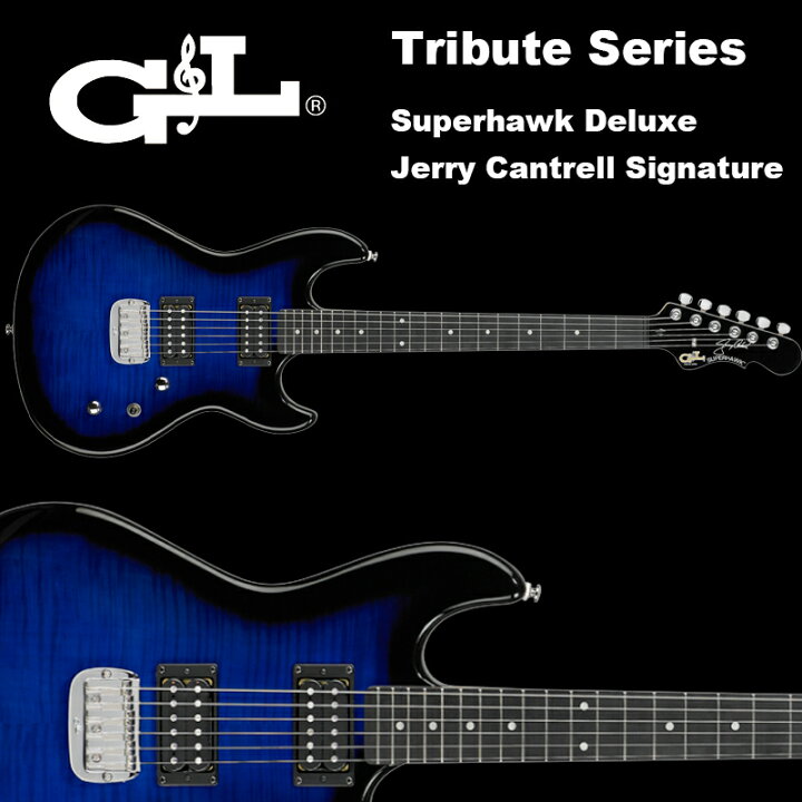 楽天市場】G&L Tribute Series / Superhawk Deluxe Jerry Cantrell 